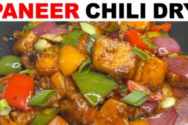 Paneer Chili Recipe | Dry Chili Paneer Recipe | Paneer Chili Restaurant Style | Paneer Chili Dry
