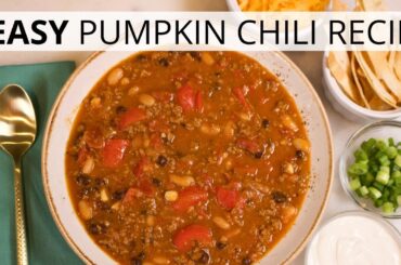 EASY AND DELICIOUS PUMPKIN & TORTILLA CHILI | Ultimate Comfort Recipe!