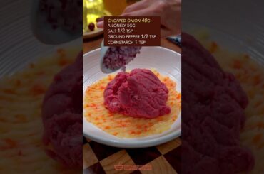 EASY & QUICK HUMBURGER PATTY RECIPE #recipe #cooking #chinesefood #hamburger #patties #meat