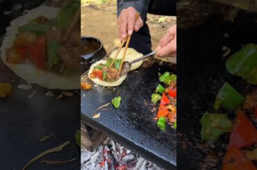 Chinese Burger Stir-fried Pork with Slate Chili Peppers
