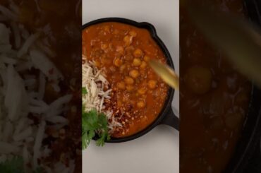 Super Quick Creamy Chickpea Lentil Curry With Coconut Milk  #plantbasedfolk