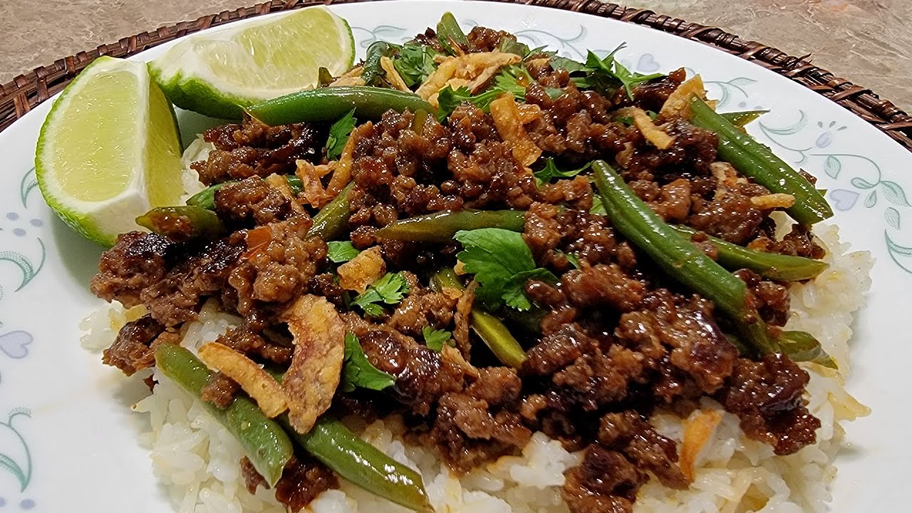 Sweet Chili Beef and Green Bean Stir Fry Quick & Easy recipe Chili