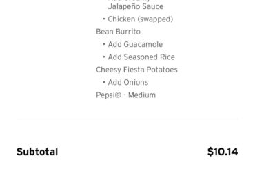 Rate my order