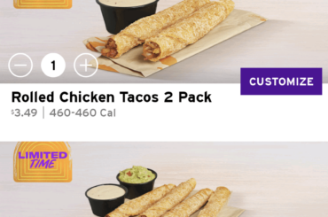 Prices for the "new" items