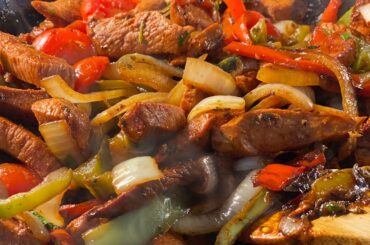 Chicken fajitas