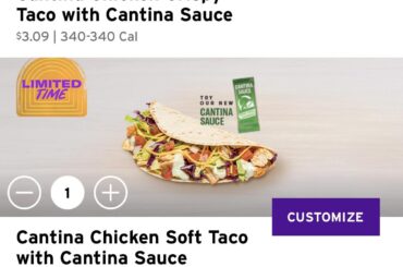 My Taco Bell has a bunch of cantina items, I’ve never heard of it. Is it any good?