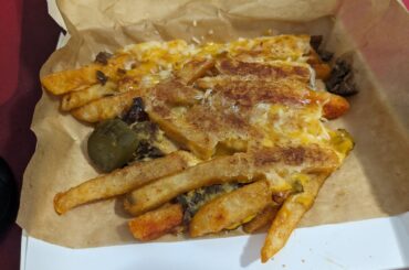 Used my Nacho Fries pass today, but ended up with the Grilled Cheese Nacho Fries.