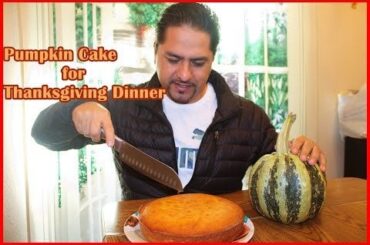Pumpkin Cake for Thanksgiving Donner