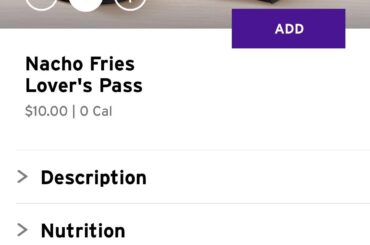 I think I bought a Nacho Fries Lover’s Pass early