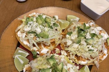 Chicken Tinga Tostadas