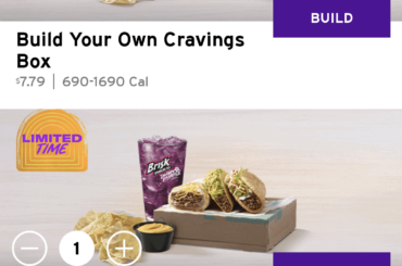 Cost of cravings box