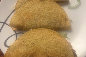 My tacos are flat
