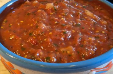 Chili pequin & roasted cherry tomato salsa