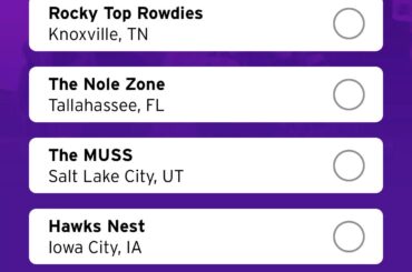 What’s the best pick for Student Section?