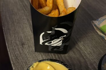 “Large” nacho fry :(