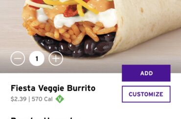 Fiesta veggie doesn’t get the love it deserves