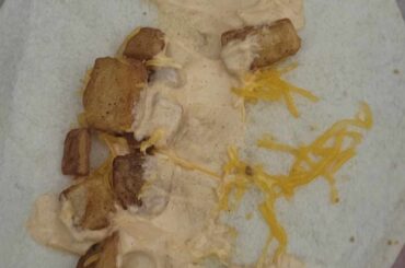 Just thought I'd share this sad spice potato soft taco.