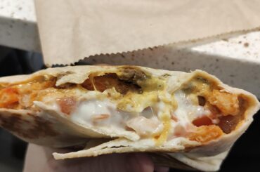 Nacho frie grilled cheese crunch wrap is probably the best thing I've made for my break.