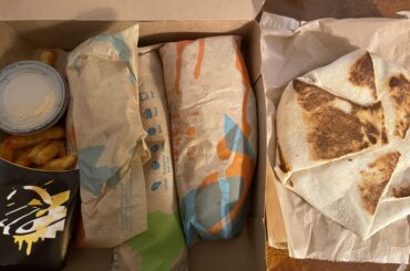 haven’t had taco bell in over a year. woke up extremely hungover.