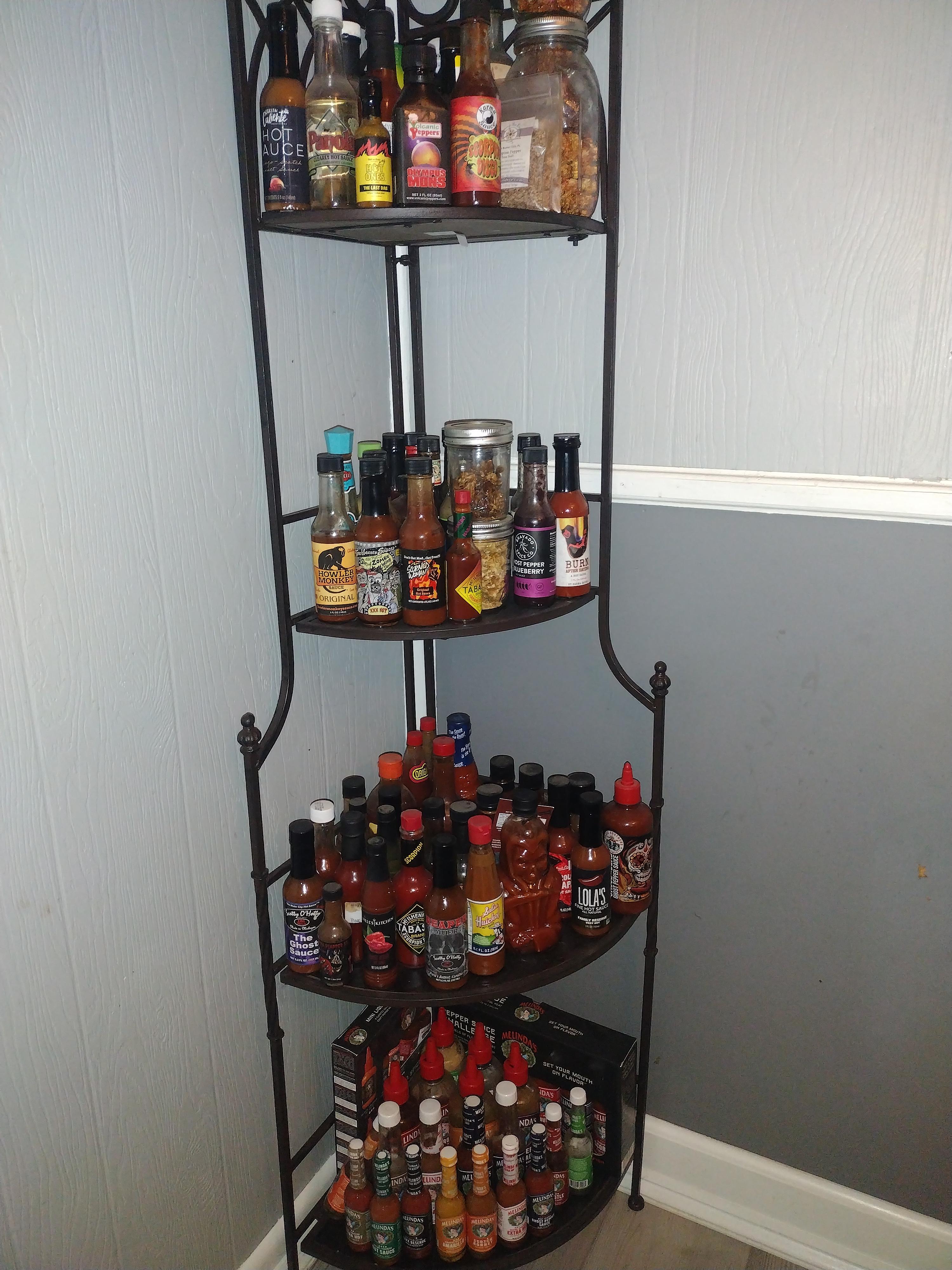 My non refrigerated collection Chili Chili