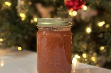 Is this snobby enough? Homegrown ghost pepper salsa