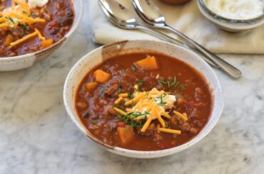 Turkey And Butternut Squash Chili Recipe