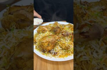 Hyderabadi Chicken Biryani ASMR Cooking || #shorts #chicken #food #cooking #nonveg #indianasmrworld