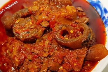 HOW TO MAKE NIGERIAN FRIED PEPPER STEW RECIPE . Obe ata din din.