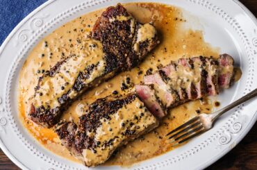 Steak au Poivre - Insanely Delicious Classic French Recipe
