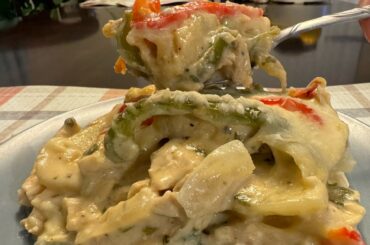 Quick And Easy Creamy Chicken With Potatoes And Bell Peppers Recipe - Great For A Healthy Lifestyle!