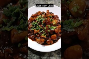 Mushroom Chilli || #shorts #cooking #trending #viral #mushroomchilli #mushroom