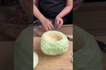 Do you have cabbage and meat in your house? Make this delicious recipe!