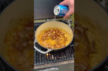 Chili Cheese Smash Burger Recipe | Over The Fire Cooking by Derek Wolf
