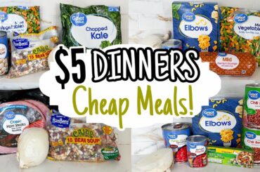 $5 MEALS | The BEST Quick & EASY Tasty Dinners | Simple Cheap Meal Ideas | Julia Pacheco