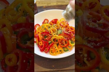 Viral cucumber and pepper salad #salad