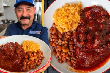 How to Cook CHILE CON CARNE aka CHILE COLORADO (authentic Mexican Red Sauce Recipe)