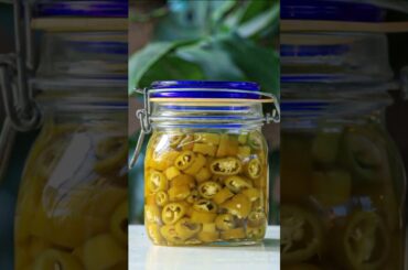 How to Make Pickled Chili | Easy and Quick Pickled Chili Recipe #cooking #food #shorts