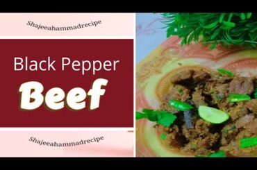 simple black pepper beef recipe || easy beef recipe || beef recipe #recipe  #homemadehappiness