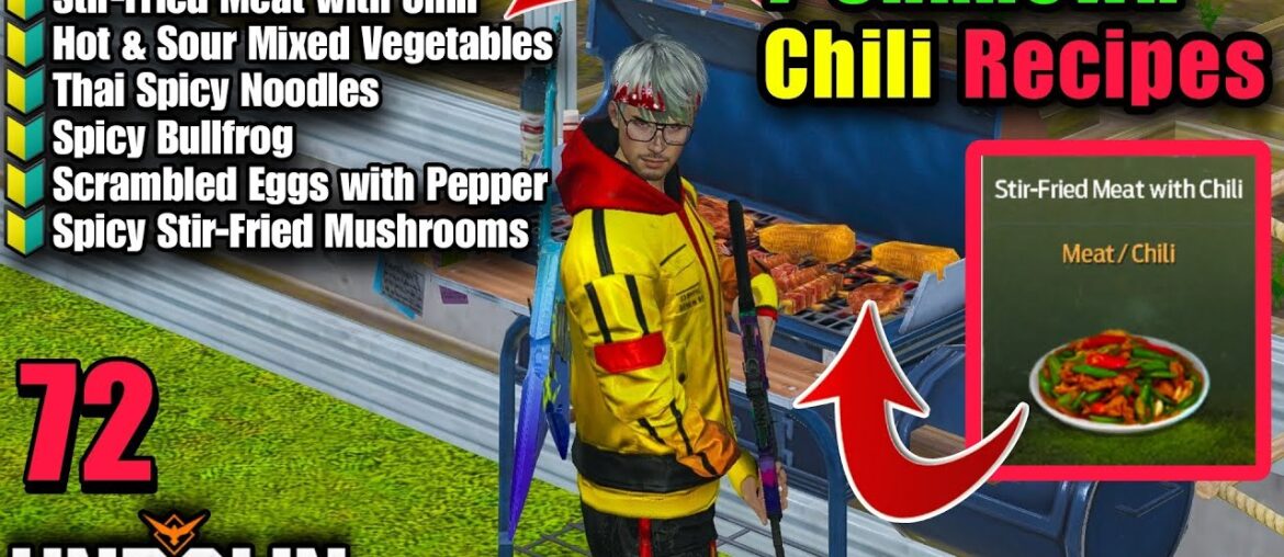 Undawn | 7 Chili Recipes | Unknown Food Unlocked #rhodegamer #iosgameplay #undawn