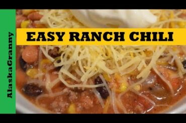 Ranch Chili Prepper Pantry Food Stockpile Easy Recipe...Shelf Meal In A Bag