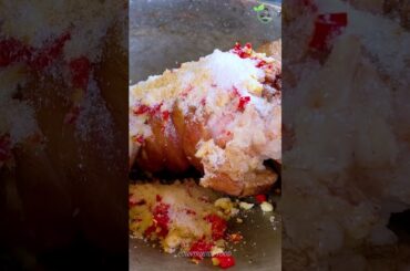 Marinated Pig Leg with Hot Chili Ingredients #countrysidefood #countryfoods #asiancuisine