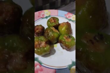 evening time snacks shimla mirchi#shimlamirch#capcicum#snacks#easyrecipe#shortscooking