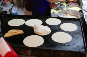 Tortillas inflandose.