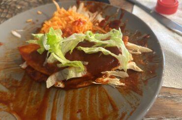 Chicken enchiladas