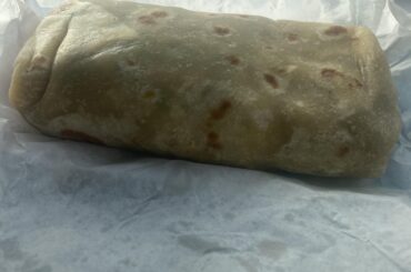 Homemade flour tortilla