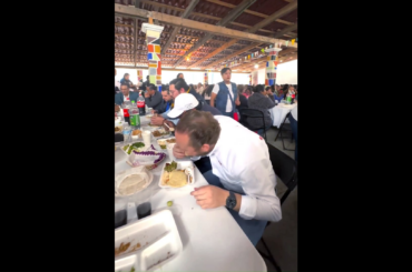 This is how you eat tacos; lime, salsa, eat, then repeat