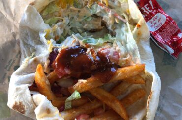 Chipotle Ranch Grilled Chicken Burrito Add Nacho Fries. New Favorite.