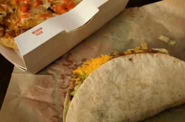 Double Decker and Mexican Pizza for nostalgia.