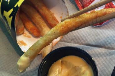LPT: How to eat nacho fries while using a keyboard / mouse.