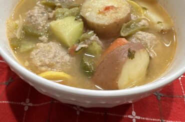 Abondigas en un noche fria